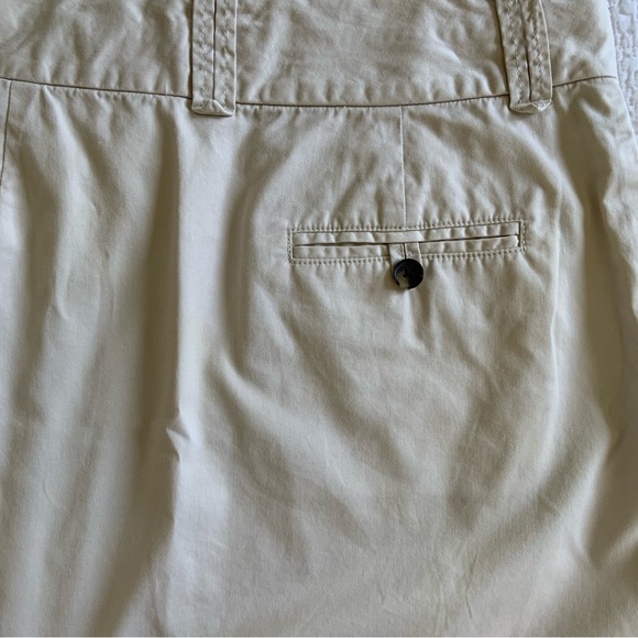 TOMMY HILFIGER CREAM COTTON A-LINE SHORT SKIRT / 8 - SMALL - MEDIUM - Picture 3 of 4